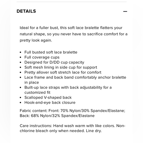 Wacoal Soft Sense Bralette, NWT - Picture 5 of 6